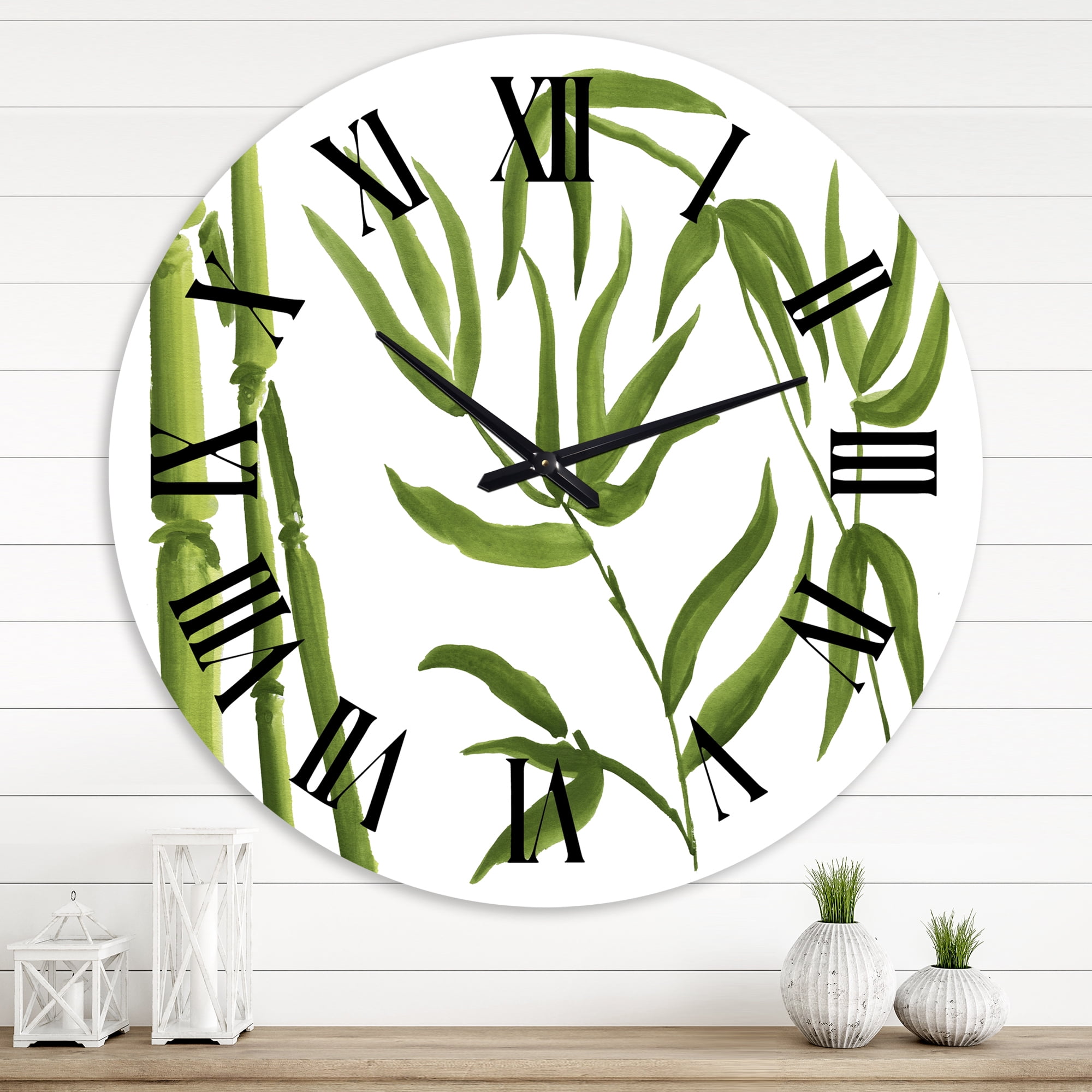 Designart 1 in Tropical Wall Clock