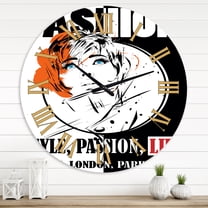 Designart 1 in Vintage Wall Clock