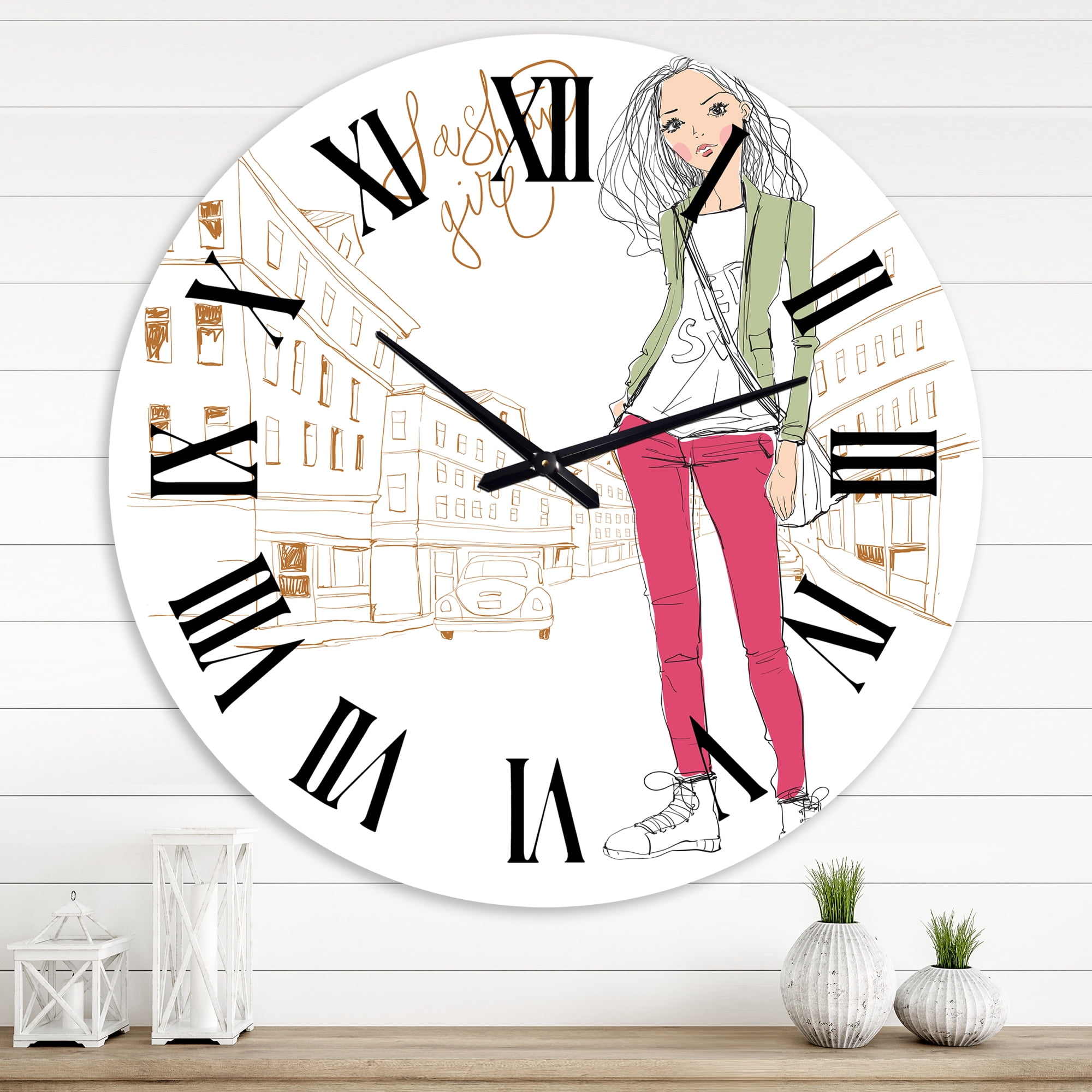 Designart 1 in Wall Clock