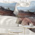 thumbnail image 1 of Designart 12" x 20" Blue Polyester Throw Pillow, 1 of 5