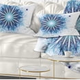 thumbnail image 1 of Designart 12" x 20" Blue Polyester Throw Pillow, 1 of 5