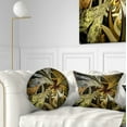 thumbnail image 1 of Designart 12" x 20" Contemporary, Modern Black Polyester Throw Pillow, 1 of 5