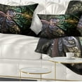 thumbnail image 1 of Designart 12" x 20" Green Polyester Throw Pillow, 1 of 5