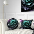 thumbnail image 1 of Designart 12" x 20" Green Polyester Throw Pillow, 1 of 5