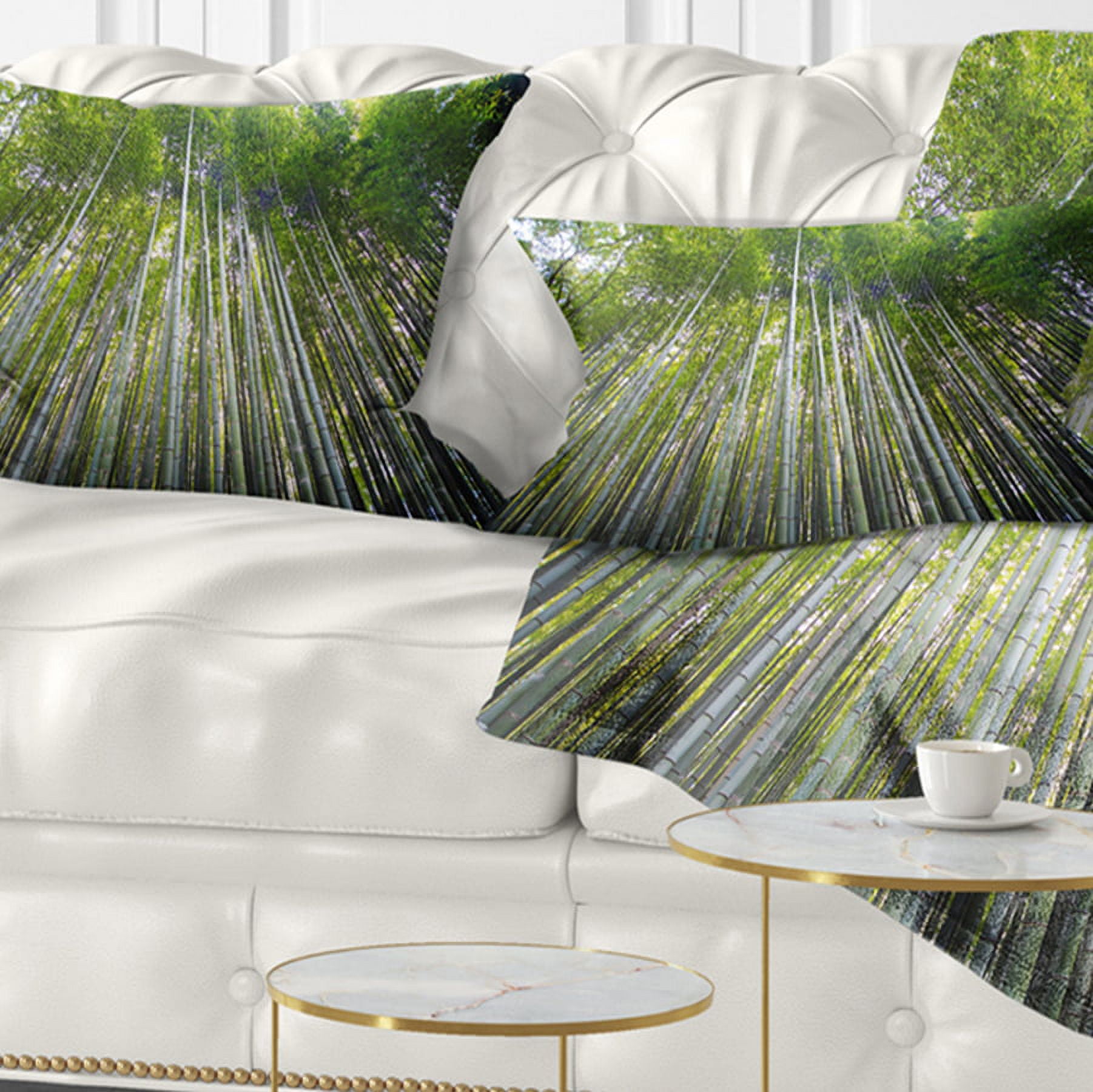 Designart 12" x 20" Multi-color Polyester Throw Pillow