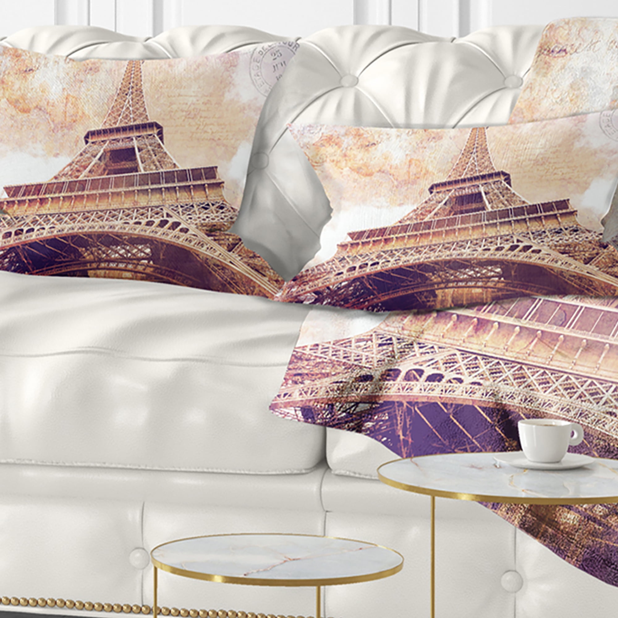 Designart 12" x 20" Multi-color Polyester Throw Pillow