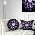 thumbnail image 1 of Designart 12" x 20" Purple Polyester Throw Pillow, 1 of 5