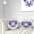 thumbnail image 1 of Designart 12" x 20" Purple Polyester Throw Pillow, 1 of 5