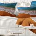 thumbnail image 1 of Designart 12" x 20" White Polyester Throw Pillow, 1 of 5