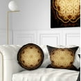 thumbnail image 1 of Designart 12" x 20" Yellow Polyester Throw Pillow, 1 of 5