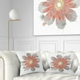 thumbnail image 1 of Designart 16" x 16" Red Polyester Throw Pillow, 1 of 5
