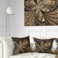 thumbnail image 1 of Designart 18" x 18" Black Polyester Throw Pillow, 1 of 5