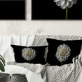 thumbnail image 1 of Designart 18" x 18" Black Polyester Throw Pillow, 1 of 5