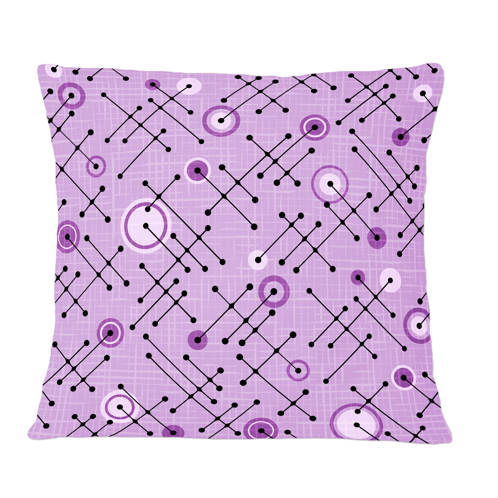 Designart 1950 Retro Pattern III' Mid-Century Modern Throw Pillow - 12x20