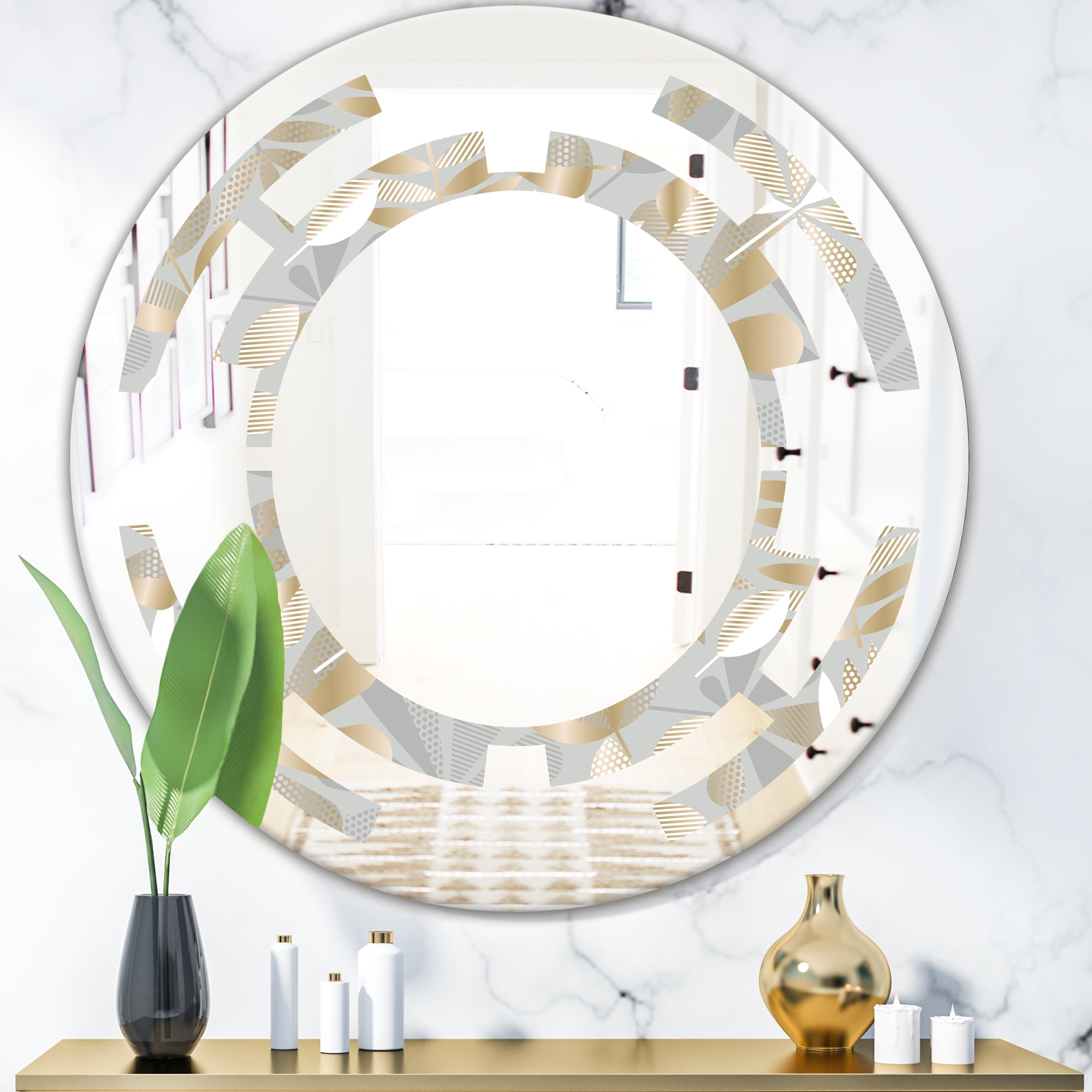 Designart 24" x 24" Modern Wall Mirror - Walmart.com
