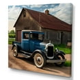 thumbnail image 1 of Designart 30S Ford Car In Barn II Canvas Wall Art, 1 of 5
