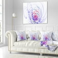 thumbnail image 1 of Designart 3D Blue Surreal Illustration - Abstract Throw Pillow - 18x18, 1 of 1