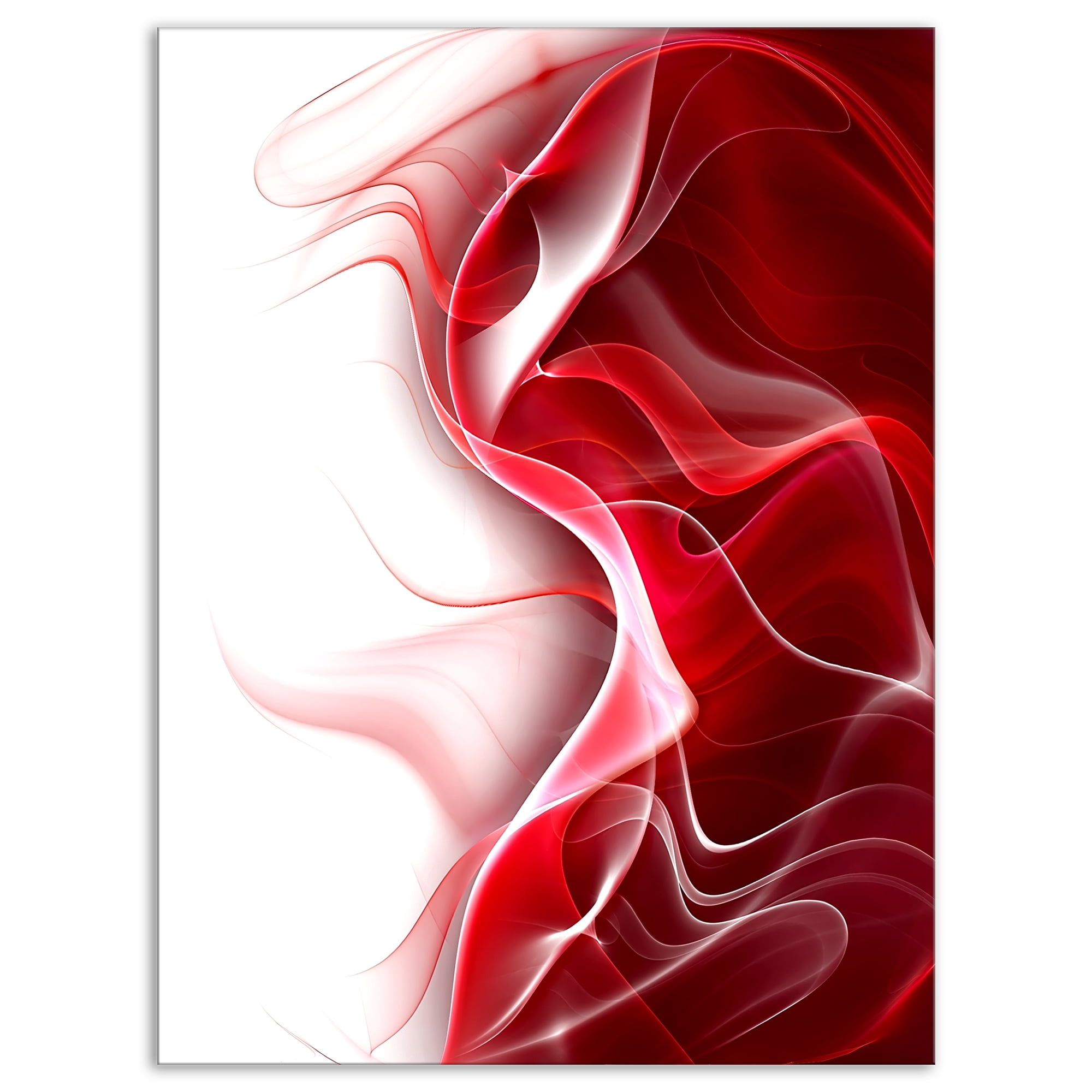 Designart '3D Fractal Abstract Design ' Abstract Canvas art print