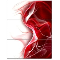 Designart '3D Fractal Abstract Design ' Abstract Canvas art print