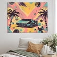 thumbnail image 1 of Designart "80S Groovy Cars V" Retro Car Wall Art For Kitchen, 1 of 5