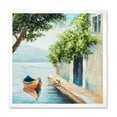 thumbnail image 1 of Designart 'A Beautiful Summer Day With Gondola In Venice' Nautical & Coastal Framed Art Print, 1 of 4