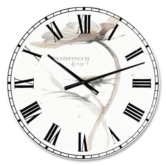 Designart 'A Country Weekend VII No Border' Traditional wall clock