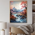 thumbnail image 1 of Designart "A Fantasy Wrapped In Mountain Charm" Landscape Mountains Floater Framed Canvas Art Print, 1 of 5