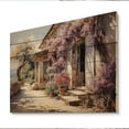 thumbnail image 1 of Designart "A Garden in Aix-en-Provence French Beauty I" Countryside Print on Natural Pine Wood, 1 of 5