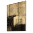 thumbnail image 1 of Designart 'A Geometric Day II' Mid-Century Modern Print on Natural Pine Wood, 1 of 3