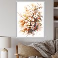 thumbnail image 1 of Designart "A Graceful Flower In A Garden Setting" Seasonal Flowers Floater Framed Canvas Prints, 1 of 5