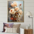 thumbnail image 1 of Designart "A Harmonious Bouquet Of Roses I" Roses Floater Framed Canvas Wall Art, 1 of 5