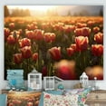 thumbnail image 1 of Designart "A Lush Field II" Tulips Canvas Wall Art, 1 of 7