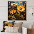 thumbnail image 1 of Designart "A Melody of Gold The Marigold s Beauty II" Floral Floater Framed Canvas Art Print, 1 of 7