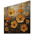 thumbnail image 1 of Designart "A Melody of Gold The Marigold s Beauty III" Floral Print on Natural Pine Wood, 1 of 5