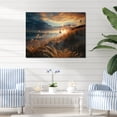 thumbnail image 1 of Designart "A Mesmerizing Golden Sands wall art VII" Landscapes Canvas Art Print, 1 of 5