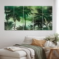 thumbnail image 1 of Designart "A Monochrome Paradise with Palm Trees I" Tropical Metal Wall Décor Set, 1 of 5