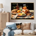 thumbnail image 1 of Designart "A Picnic Palette Capturing Meals and Memories II" Food & Beverage Floater Framed Wall Art Print, 1 of 7