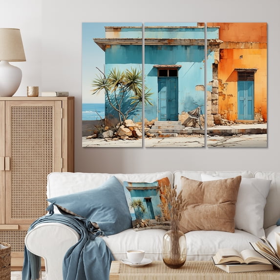 Designart "A Spectrum of Caraibe s Island Splendor" Landscapes Wall Art Prints Set