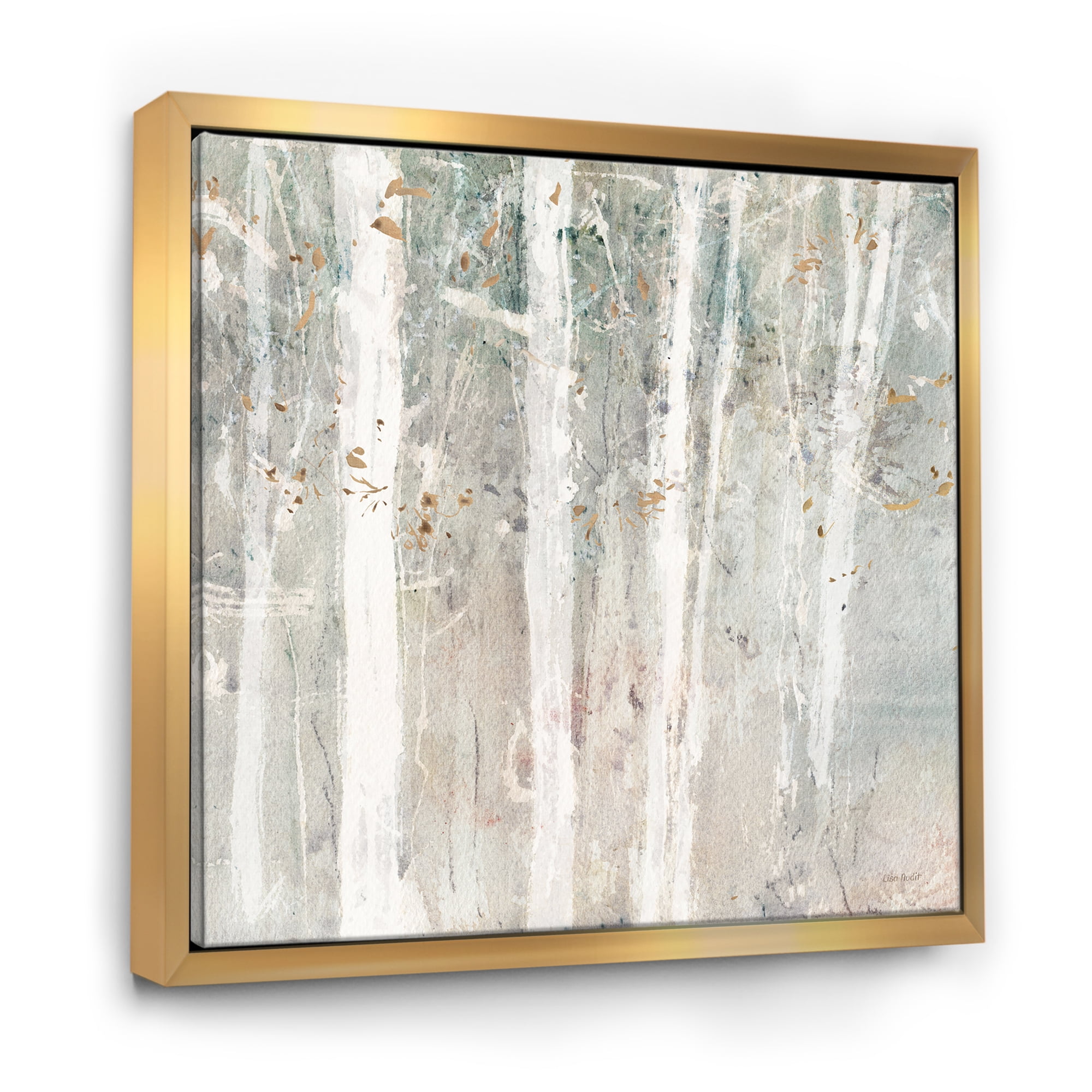 Designart ' A Woodland Walk into the Forest V ' Modern Farmhouse Framed Canvas