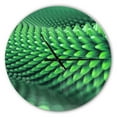 thumbnail image 1 of Designart 'Abstract 3D Spiny ' Modern wall clock, 1 of 3