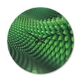thumbnail image 1 of Designart 'Abstract 3D Spiny Shape' Modern Wood Wall Clock, 1 of 5