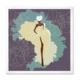 thumbnail image 1 of Designart 'Abstract African American Woman In Gorgeous Wedding Dress' Modern Framed Art Print, 1 of 4