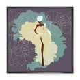 thumbnail image 1 of Designart 'Abstract African American Woman In Gorgeous Wedding Dress' Modern Framed Canvas Wall Art Print, 1 of 5