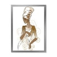 thumbnail image 1 of Designart 'Abstract African American Woman Portraits' Modern Framed Art Print, 1 of 4
