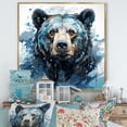thumbnail image 1 of Designart "Abstract Bear Motion Interpretation I" Animals Bear Floater Framed Wall Art Prints, 1 of 5