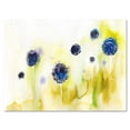 thumbnail image 1 of Designart ' Abstract Blue Flowers In The Meadow ' Traditional Canvas Wall Art Print, 1 of 4