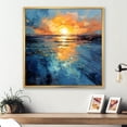 thumbnail image 1 of Designart "Abstract Blue and Yellow Solar Panels I" Architecture Framed Wall Art - Modern Blue Solar Panels Living Room Framed Canvas Art, 1 of 6