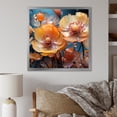 thumbnail image 1 of Designart "Abstract Buttercup Spectrum I" Buttercups Picture Framed Canvas Art Print, 1 of 5
