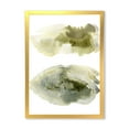thumbnail image 1 of Designart 'Abstract Clouds In Dark Green I' Modern Framed Art Print, 1 of 4