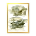 thumbnail image 1 of Designart 'Abstract Clouds In Dark Green II' Modern Framed Art Print, 1 of 4